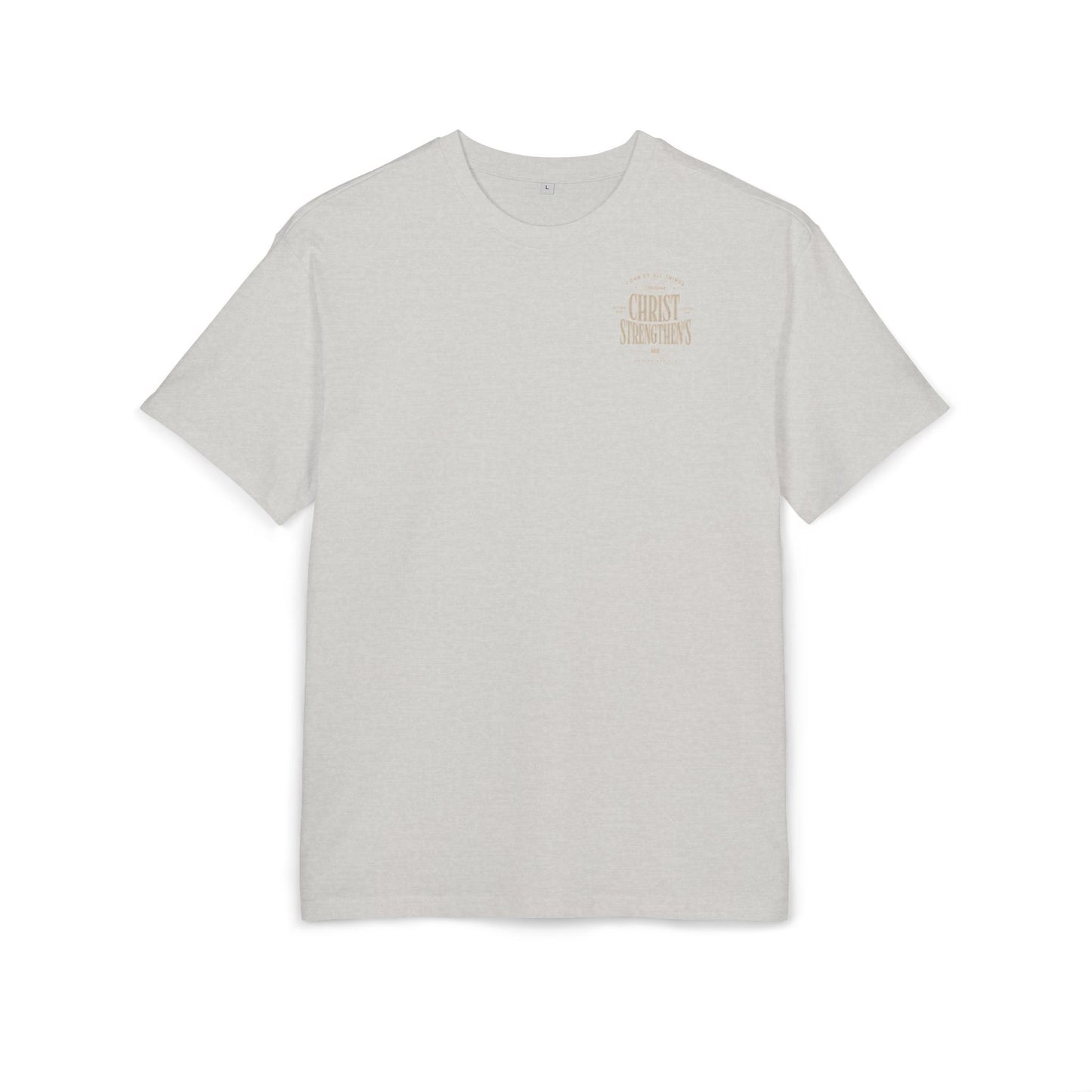 Christ Strengthens Oversized Tee — Philippians 4:13