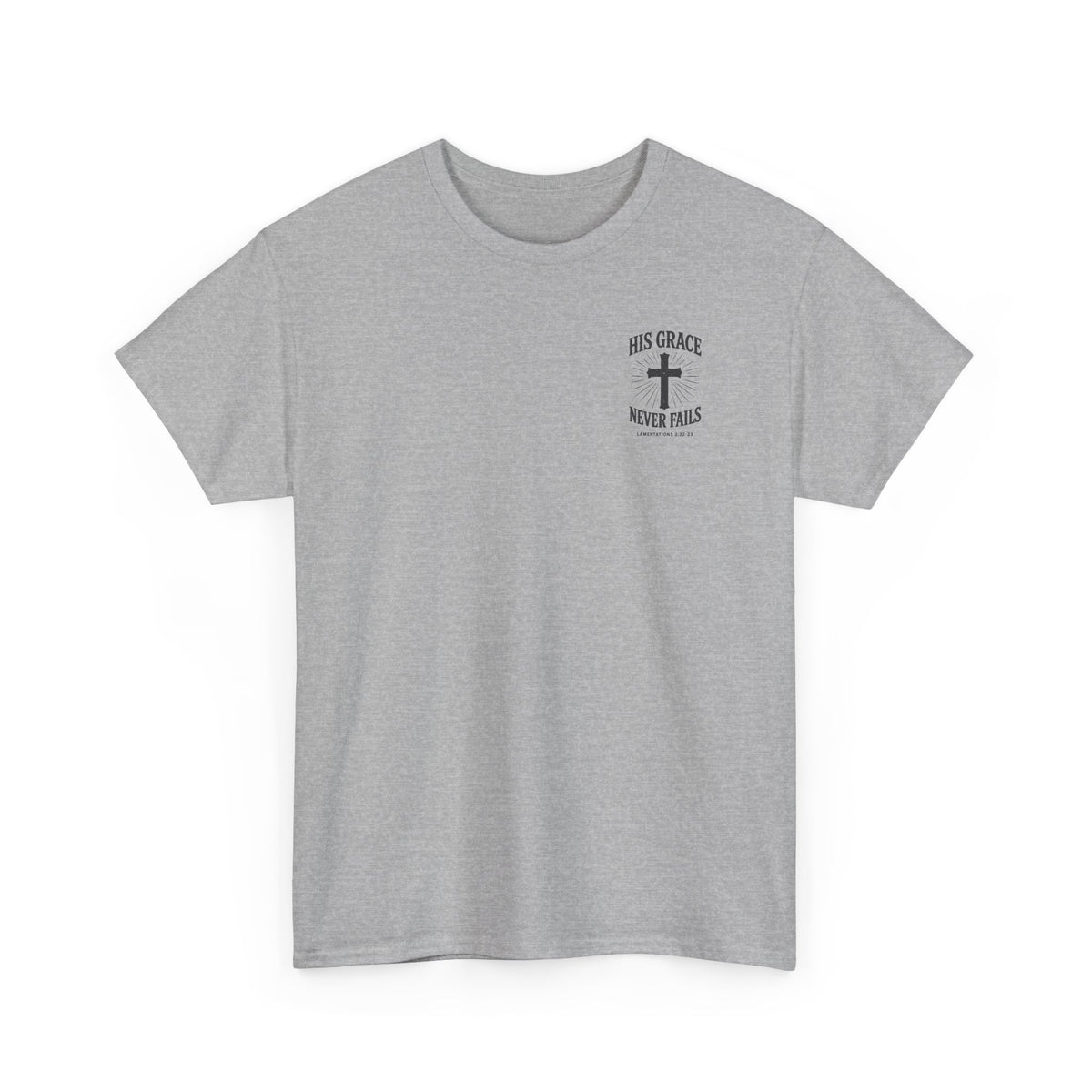 His Grace Never Fails, Unisex T-shirt