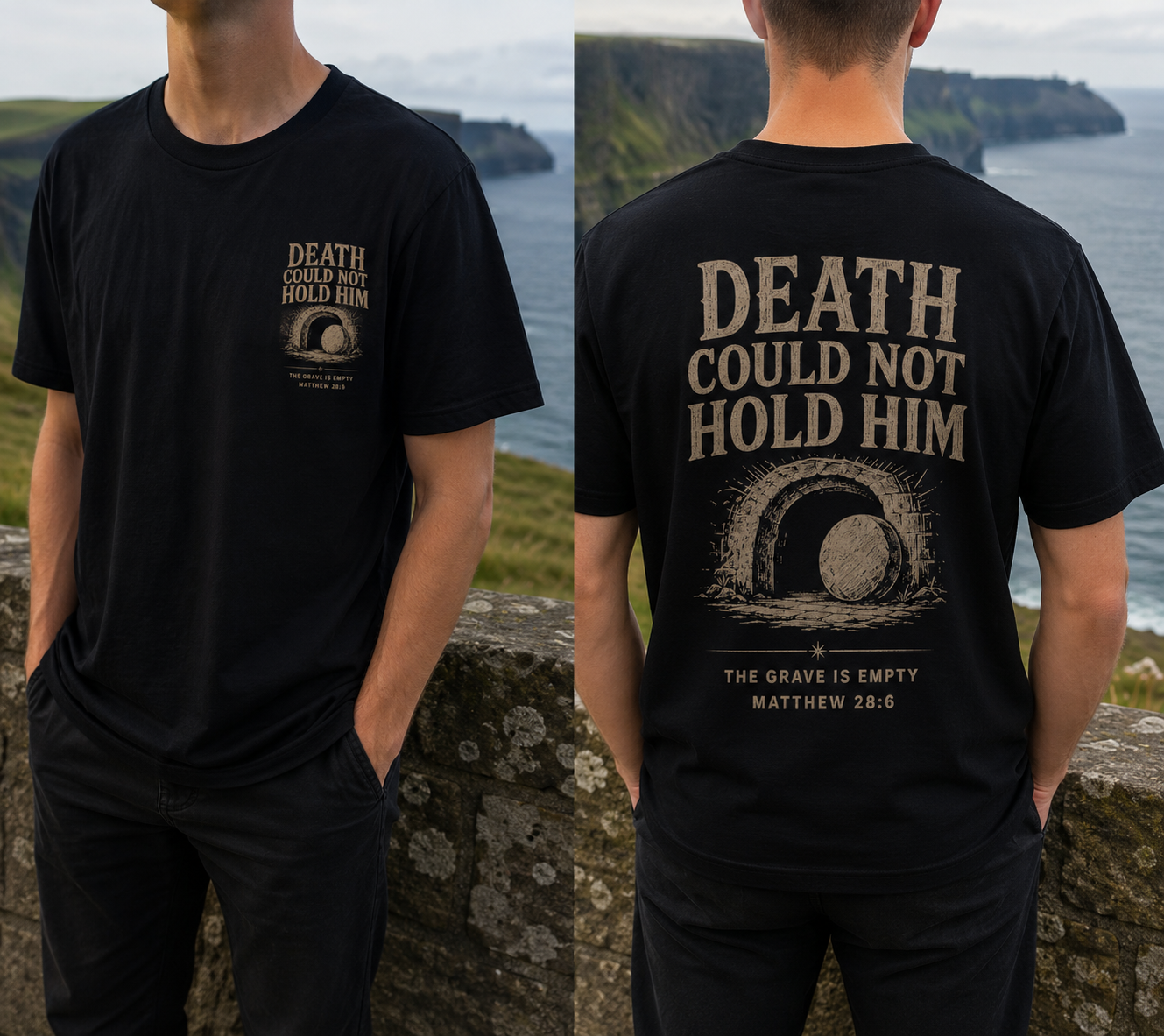 Death Could Not Hold Him Unisex T-Shirt