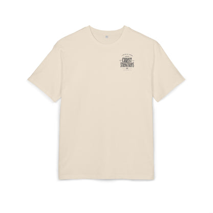 Christ Strengthens Oversized Tee — Philippians 4:13