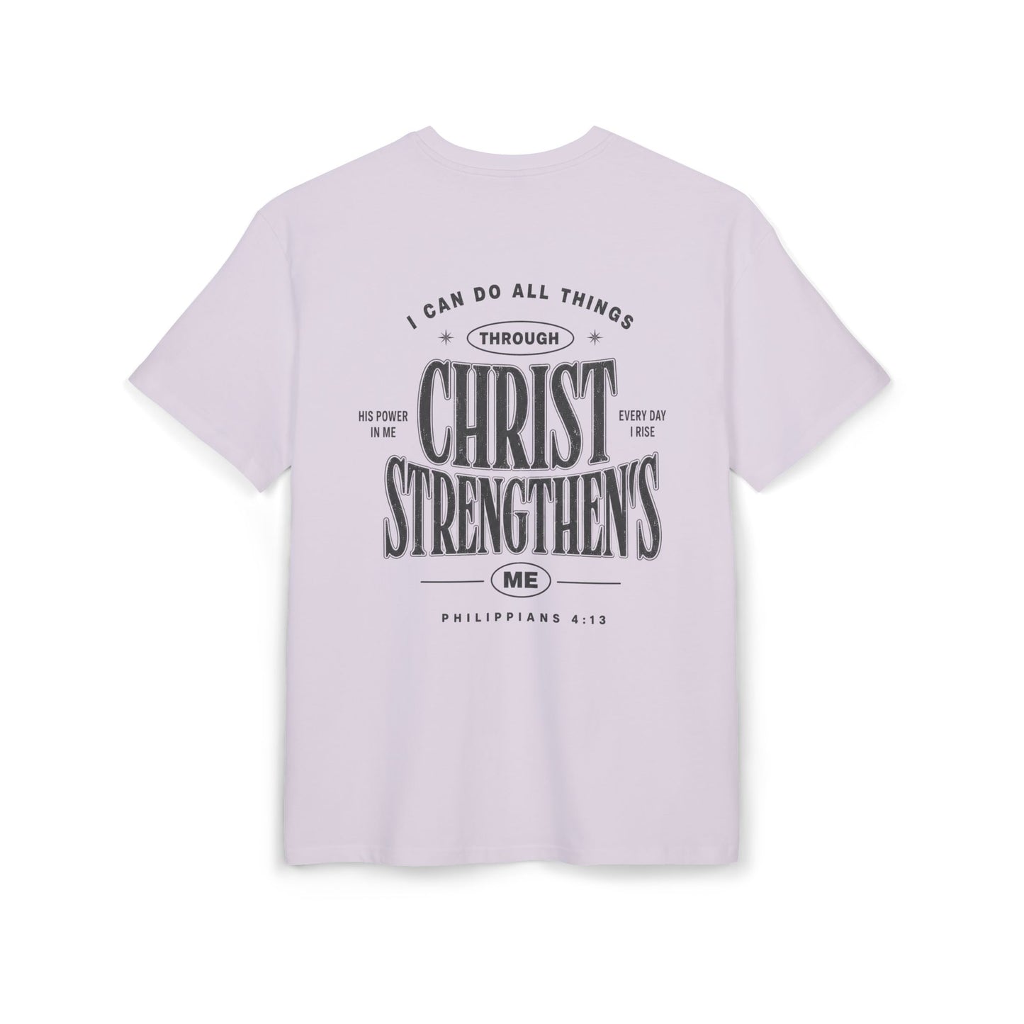 Christ Strengthens Oversized Tee — Philippians 4:13