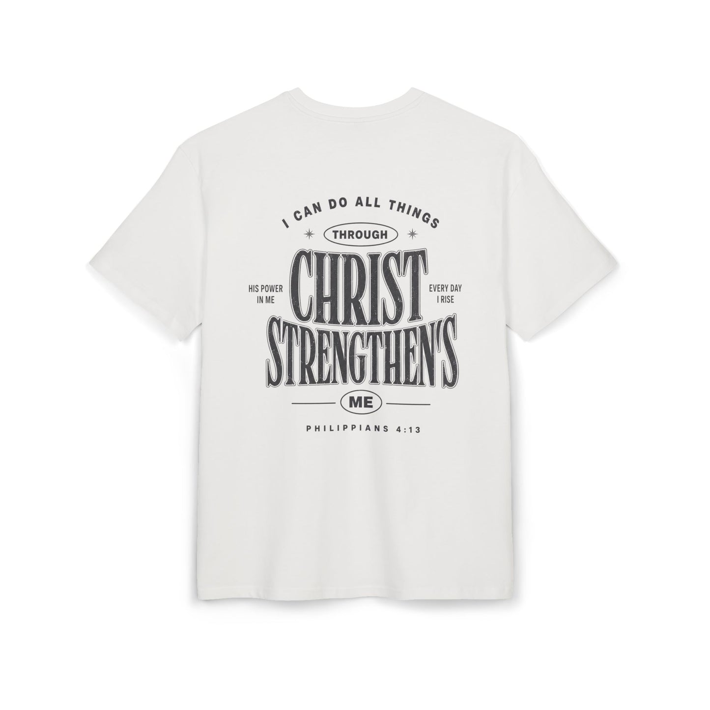 Christ Strengthens Oversized Tee — Philippians 4:13