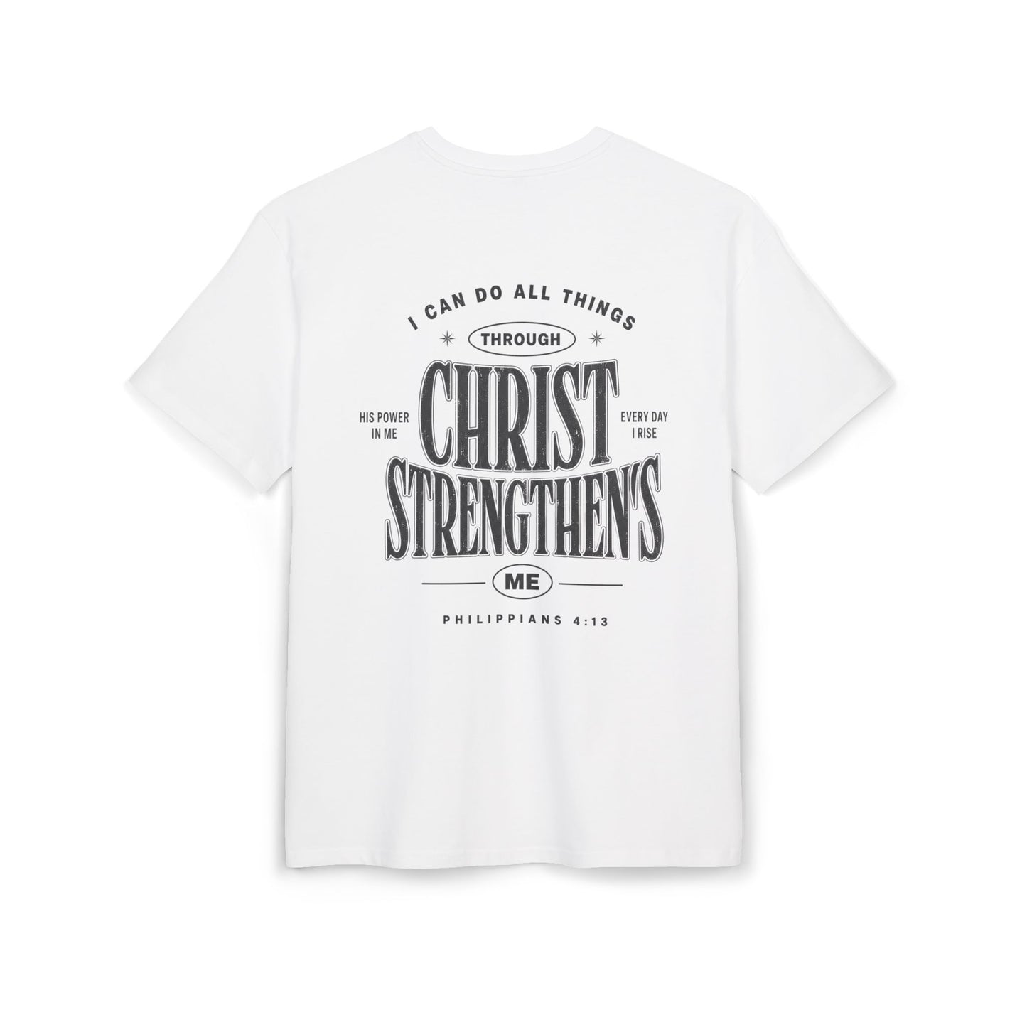 Christ Strengthens Oversized Tee — Philippians 4:13