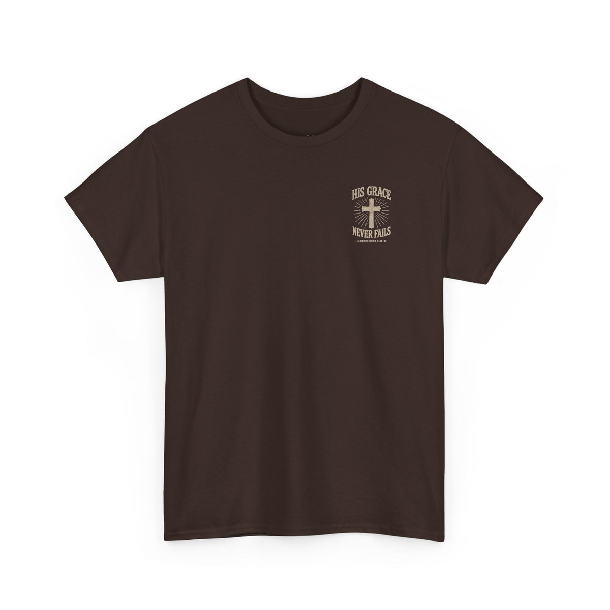 His Grace Never Fails, Unisex T-shirt