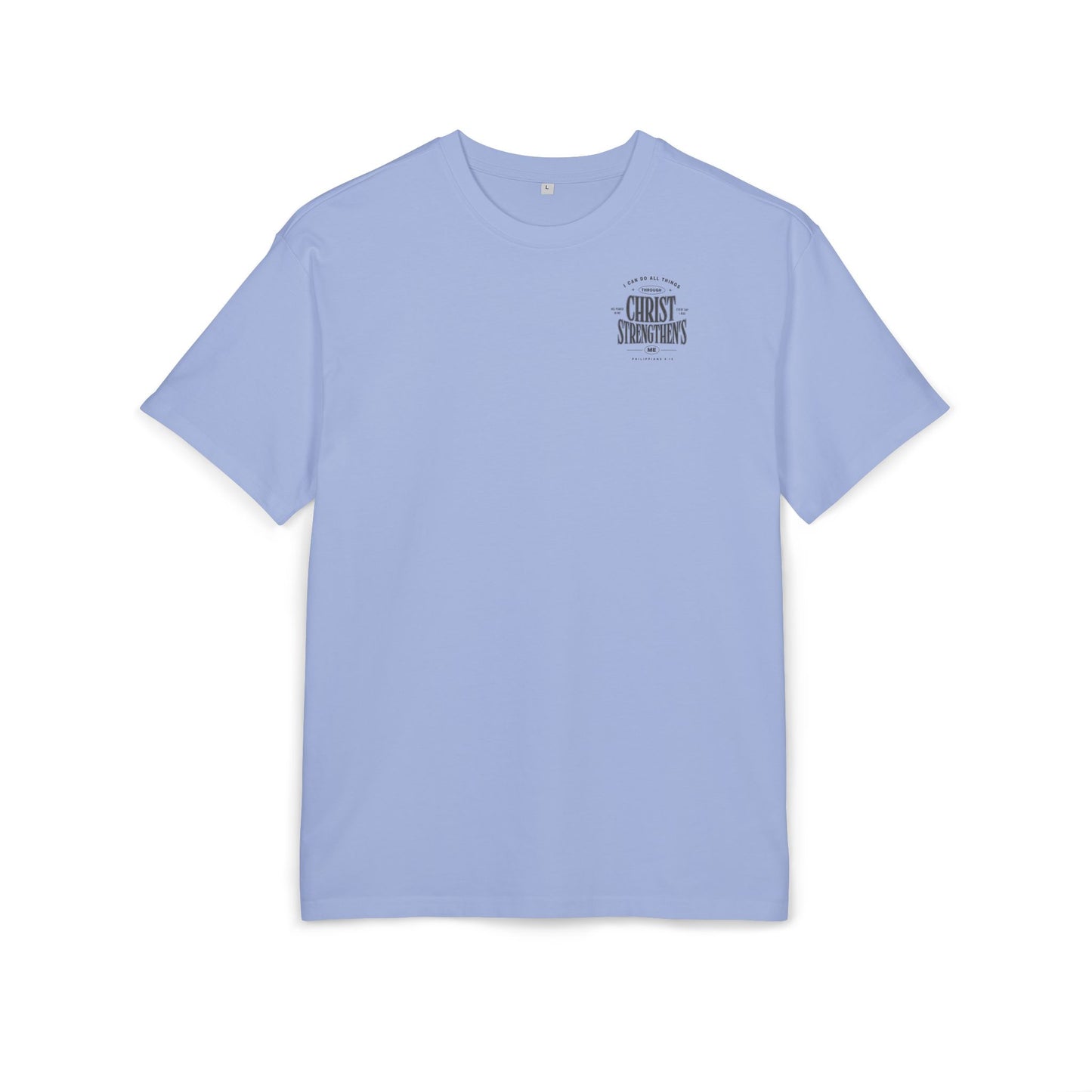 Christ Strengthens Oversized Tee — Philippians 4:13