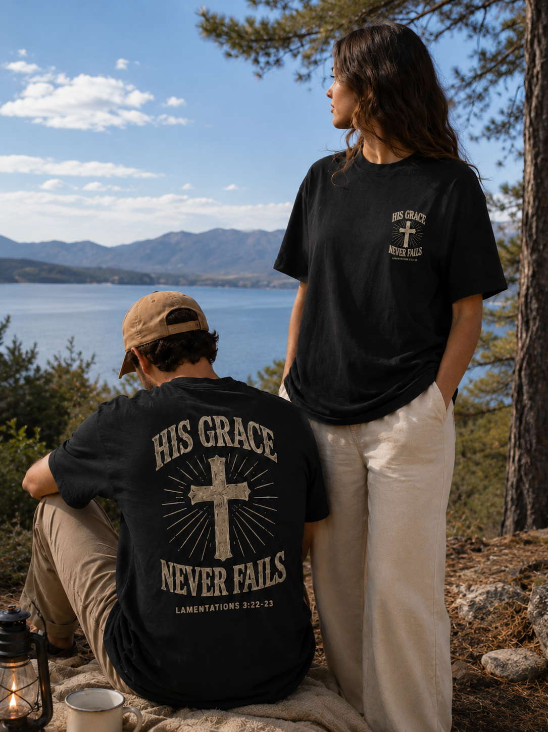 His Grace Never Fails, Unisex T-shirt